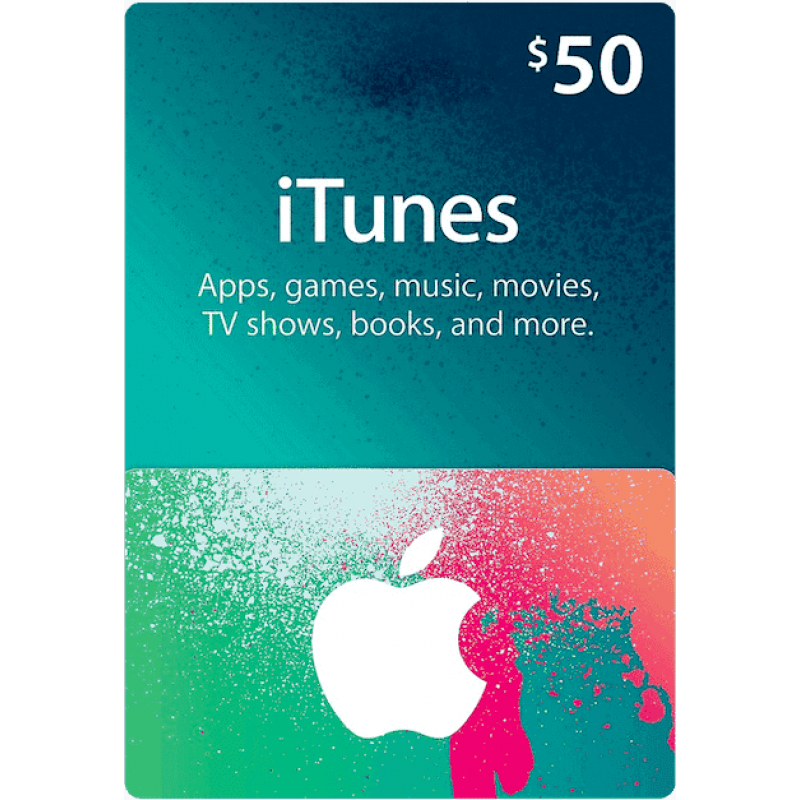 $50 Apple iTunes Gift Card, iTunes Gift Card PayPal, iTunes Gift Card  Reseller